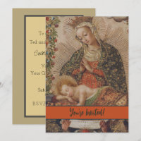 La Vierge adorant le Christ Enfant Noël