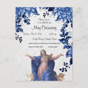 Invitation La Vierge catholique Marie pourrait couronner un é
