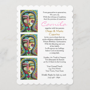 Invitation La Vierge de la Guadalupe