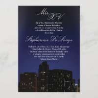 la ville de 5x7 NY allume l'invitation