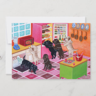 Invitation Labrador Kitchen Party Painting