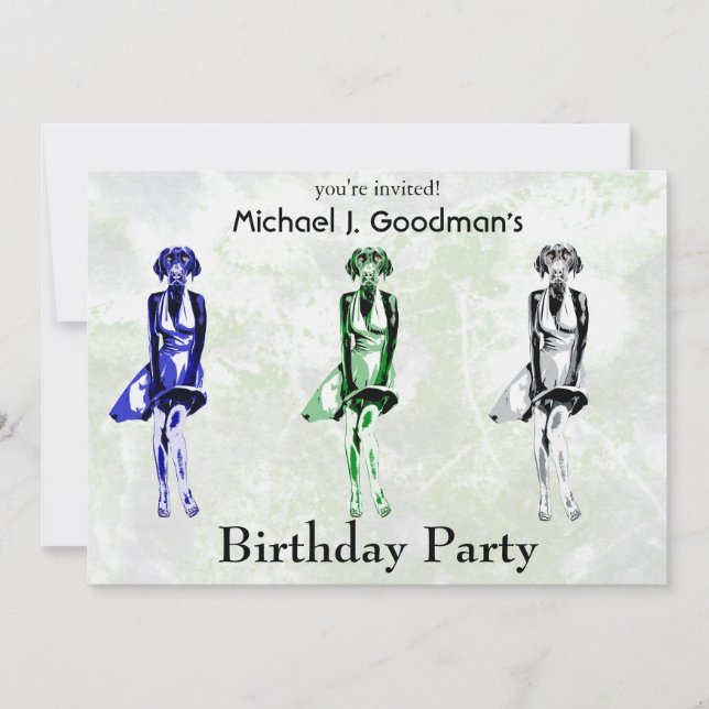 Invitation Labrador Monroe - modèle d'invitation Style (Devant)