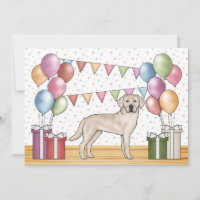 Labrador Retriever crème Lab Dog Anniversaire Colo