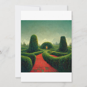 Invitation labyrinthe de haie