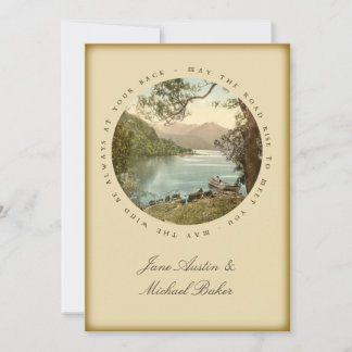 Invitation Lac Mariage irlandais à Kerry Irlande et bénédicti
