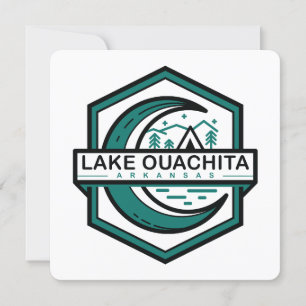 Invitation lac ouachita arkansas lune brillance hexa