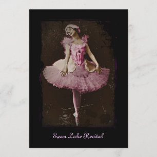 Invitation Lac Swan vintage