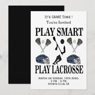 Invitation Lacrosse Team Sports
