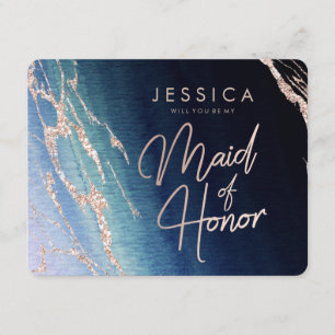 Invitation L'agate bleu de la Marine sera-t-elle ma servante 