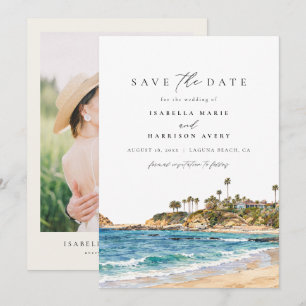Invitation Laguna Beach Californie Destination Enregistrer la