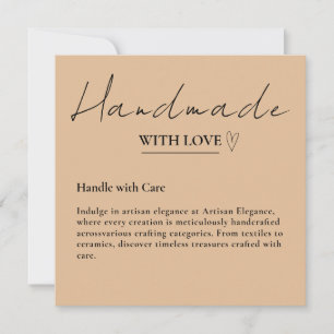 Invitation Laissez-Nous Un Avis Fait À La Main Avec Love Rust