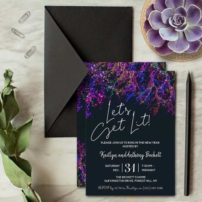 Invitation Laissons-nous ! | Soirée du Nouvel An (Créateur téléchargé)