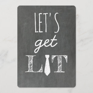 Invitation Laissons-nous un Groomsman amusant