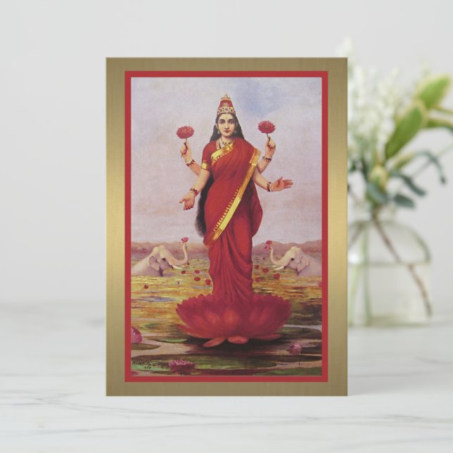 Invitation Lakshmi 1896 (Debout devant)