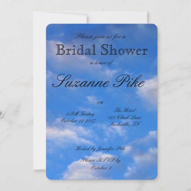 Invitation L'amour dans la Fête des mariées aérienne (Devant)