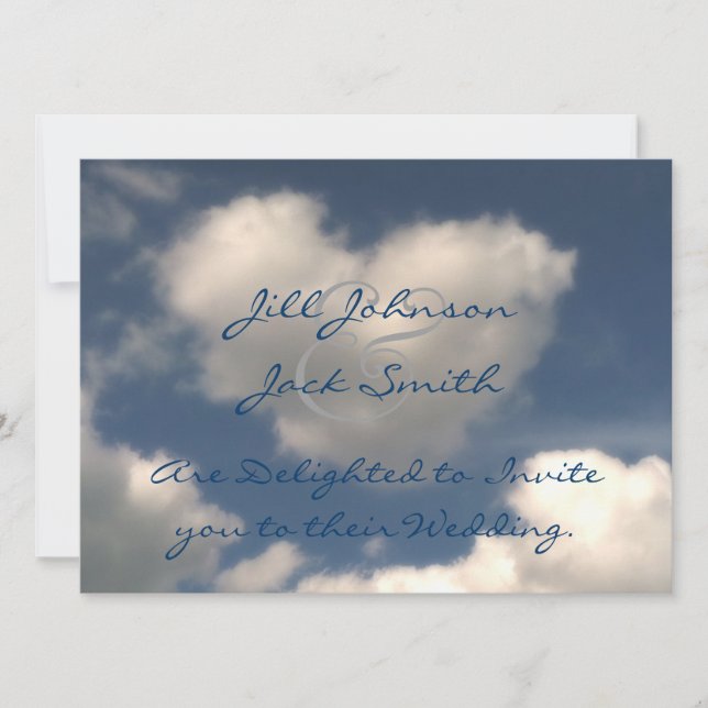 Invitation L'amour dans l'air (Devant)