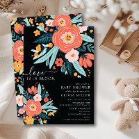 L'amour dans le Baby shower en pleine floraison In