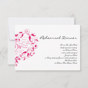 Invitation L'amour dans n'importe quelle langue dans la répét