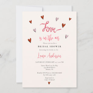 Invitation L'amour est dans la Fête des mariées d'Air Valenti