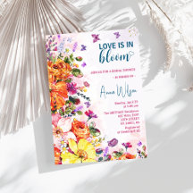 l'amour est en fleur coloré fleur sauvage douche n