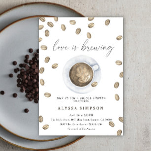 Invitation L'amour est en train de brasser la Fête des mariée