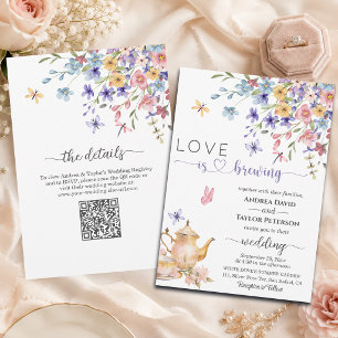 Invitation L'amour est en train de faire des libellules pour