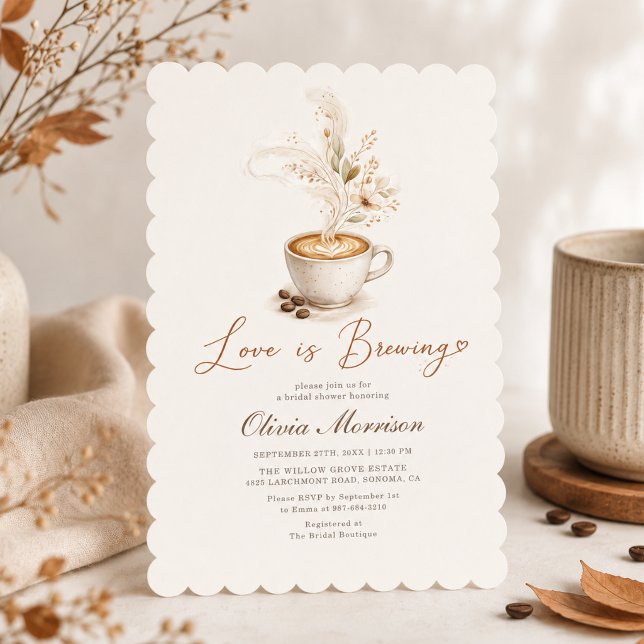 Invitation L'amour est en train de préparer la douche de mari (Créateur téléchargé)