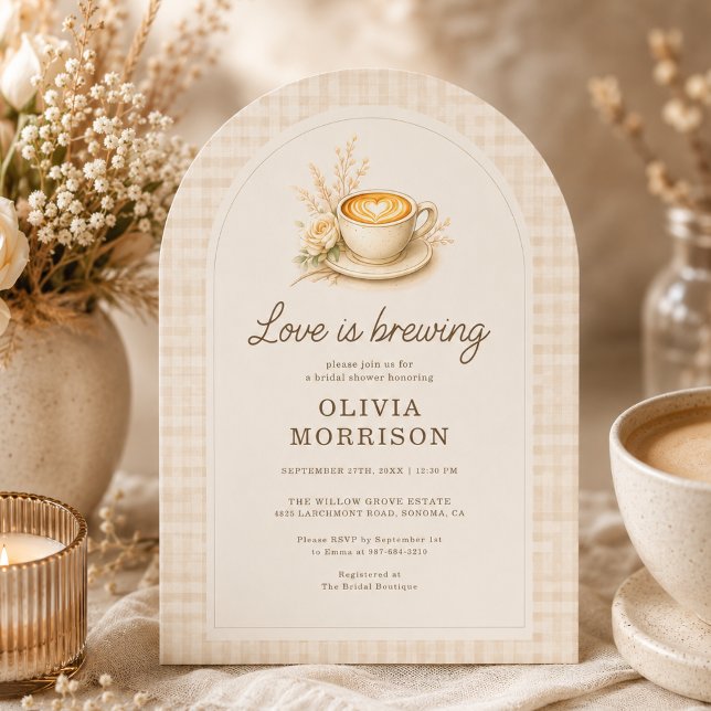 Invitation L'amour est en train de se préparer Boho Floral Ru (Créateur téléchargé)