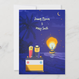 Invitation L'amour est l'illumination Radiant Union Épaules m