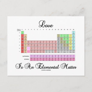 Invitation L'Amour Est Une Question Élémentaire (Tableau Péri