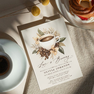 Invitation L'amour floral est brasser la Fête des mariées