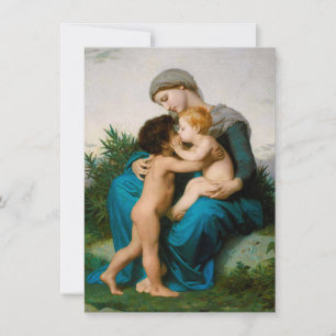 Invitation L'Amour fraternel, Mère avec des enfants par Bougu