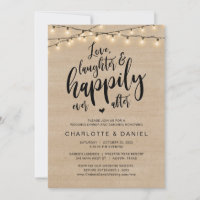 L'amour, le rire et la joie toujours après, Mariag