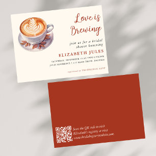 Invitation L'Amour Minimal Est De Brûler Fête des mariées Caf