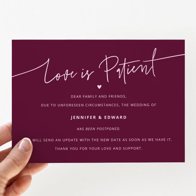 Invitation L'amour minimal est le Mariage patient mise à jour (Créateur téléchargé)