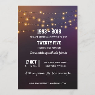 Invitation Lampes à cordes modernes