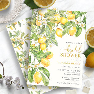 Invitation Lancement de Mariage au Citron