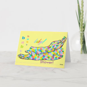 Invitation Langue des signes américaine pour le BABY SHOWER