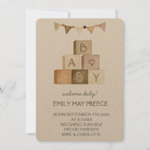 Invitation L'anniversaire de notre petit rayon de soleil