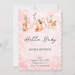 Invitation L'anniversaire de notre petit soleil