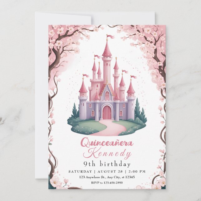 Invitation L'anniversaire des 9 ans de Kennedy (Devant)