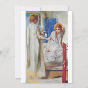 Invitation L'Annonciation par Dante Gabriel Rossetti