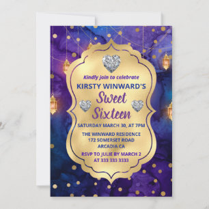Invitation Lanternes de nuit Mystic Marrakesh & Bokeh Sweet 1