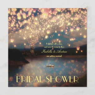 Invitation Lanternes de souhaits d'amour