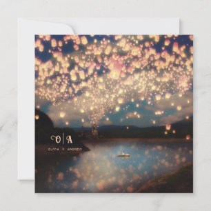 Invitation Lanternes Love Wish