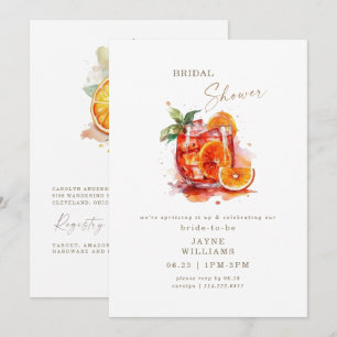 Invitation L'Aperol Spritz, une touche d'élégance pour un Sho
