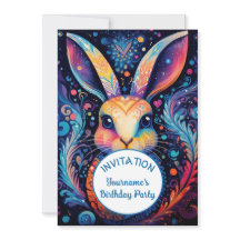Lapin Artistique Coloré