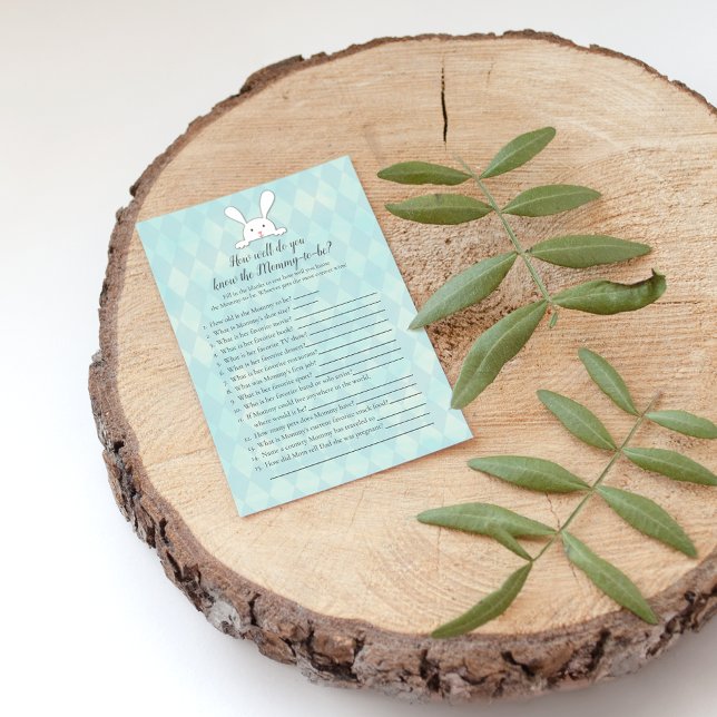 Invitation Lapin Blanc Qui Connaît Maman Meilleur Jeu De Douc (Créateur téléchargé)