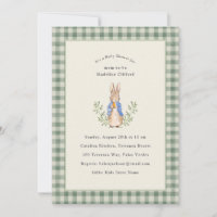 Lapin de Conte de Fées Classique Sage Baby Shower 