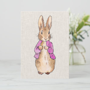 Invitation Lapin de Pâques
